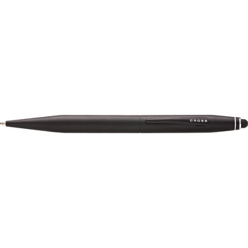 Cross Tech 2 Stylus and Ballpoint Pen, Black Barrel, Black Ink, Medium