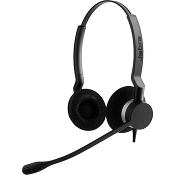 Jabra QD Binaural Over-the-Head Corded Headset