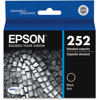 Epson T252120 (252) DURABrite Ultra Ink, Black