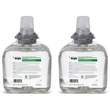 GOJO Green Certified Foam Hand Cleaner, 1200 mL Refill for GOJO&#174; TFX™ Dispenser, 2 Refills/Carton