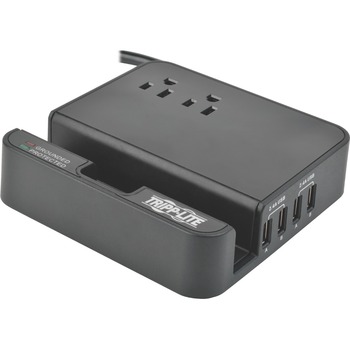Tripp Lite by Eaton Protect It! Two-Outlet Portable Surge Suppressor, 6 ft, 1080 Joules, Black