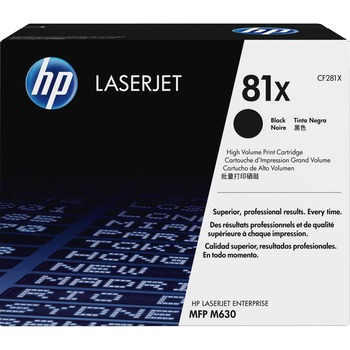 HP 81X (CF281X) Toner Cartridge, Black High Yield