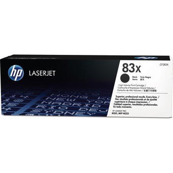 HP 83X (CF283X) Toner Cartridge, Black High Yield