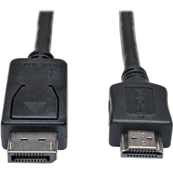 Tripp Lite by Eaton DisplayPort Cables, 10 ft, Black, Displayport/HDMI