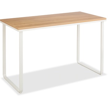 Safco Steel Workstation, 47-1/4w x 24d x 28-3/4h, Beech/White