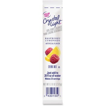 Crystal Light On the Go, Raspberry Lemonade, .16oz Packets, 30/Box