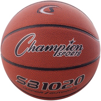 Champion Sports Composite Basketball, Official Size, 30&quot;, Brown