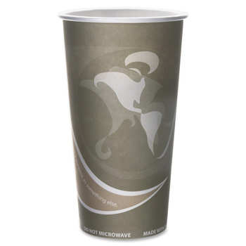 Eco-Products Evolution World 24% Recycled Content Hot Cups - 20oz., 50/PK, 20 PK/CT