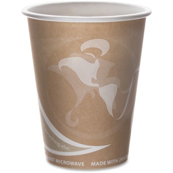 Eco-Products Evolution World 24% Recycled Content Hot Cups - 8oz., 50/PK, 20 PK/CT