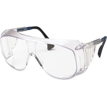 Honeywell Uvex Ultraspec 2001 OTG Safety Eyewear, Clear/Black Frame, Clear Lens