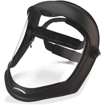 Honeywell Uvex Bionic Face Shield, Matte Black Frame, Clear Lens