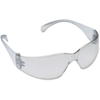 3M Virtua Protective Eyewear, Clear Frame, Mirror Indoor/Outdoor Lens