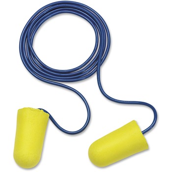 3M E-A-R TaperFit 2 Plus Earplugs, Corded, NRR 32