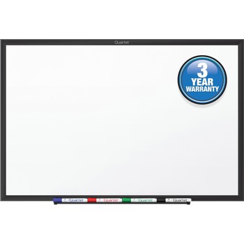 Quartet Classic Melamine Dry Erase Board, 24 x 18, White Surface, Black Frame