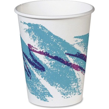 SOLO Cup Company Jazz Paper Hot Cups, 10oz, Polycoated, 50/Bag, 20 Bags/Carton