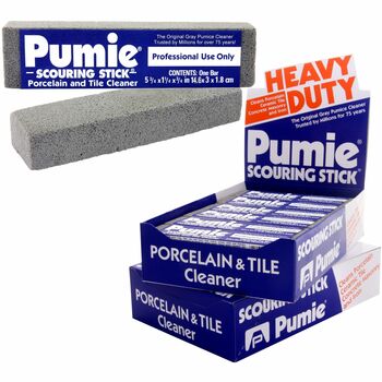 Pumie Scouring Stick, 6 x 3/4 x 1 1/4, 12/Box