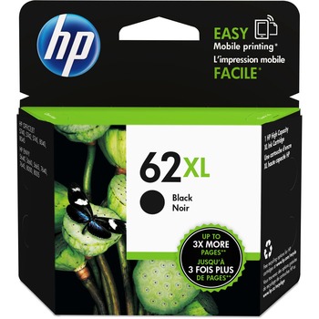 HP 62XL Ink Cartridge, Black (C2P05AN)