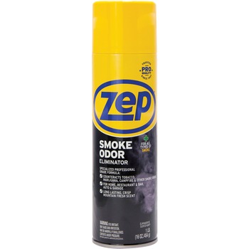 Zep Commercial Smoke Odor Eliminator, 16 oz, Spray, Fresh Scent, Can