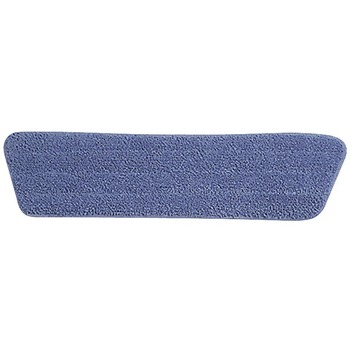 Rubbermaid Commercial Hygen Economy Wet Mopping Pad, Microfiber, 18&quot;, Blue