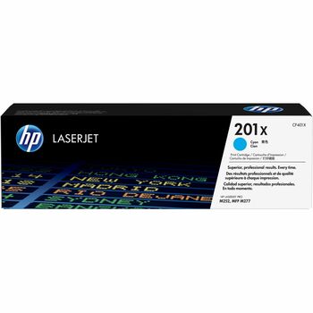 HP 201X (CF401X) Toner Cartridge, Cyan High Yield