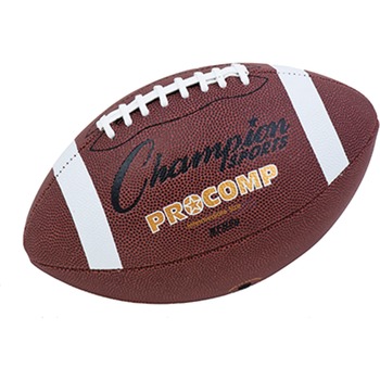 Champion Sports Pro Composite Football, Intermediate Size, 21&quot;, Brown