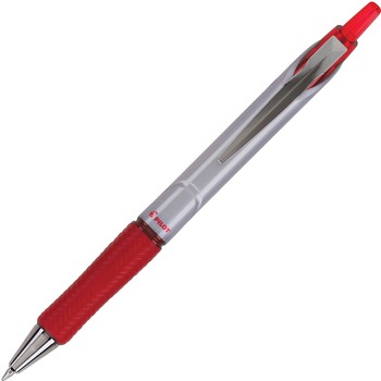 Pilot Acroball Pro Ball Point Retractable Pen, Red Ink, 1mm, Dozen
