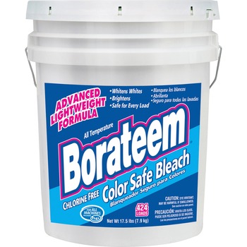 Borateem Color-Safe Powder Bleach, 17.5 lb. Pail, Unscented