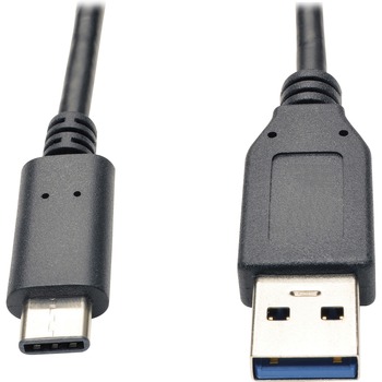 Tripp Lite by Eaton USB 3.0 Superspeed Cable, USB 3 Type A Male; USB C Male, 3 ft, Black
