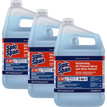 Spic and Span&#174; Disinfecting All-Purpose Spray &amp; Glass Cleaner, 1 gal. Bottle, Fresh Scent, 3/CT