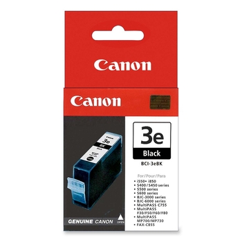 Canon BCI3EBK (BCI-3E) Ink, Black