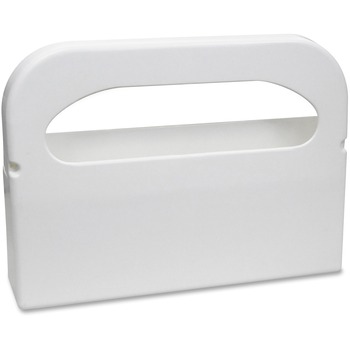 Hospeco Toilet Seat Cover Dispenser, Half-Fold, Plastic, White, 16&quot;W x 3-1/4&quot;D x 11-1/2&quot;H, 2/BX