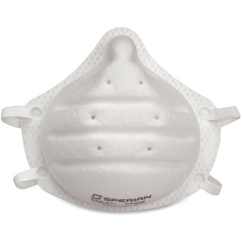 Honeywell ONE-Fit N95 Single-Use Molded-Cup Particulate Respirator, White, 20/Box