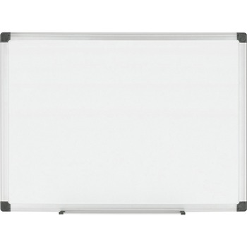 MasterVision Porcelain Value Dry Erase Board, 24 x 36, White, Aluminum Frame