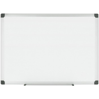 MasterVision Porcelain Value Dry Erase Board, 48 x 72, White, Aluminum Frame