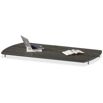 Safco Medina Series Laminate Curved Desk-TOP ONLY, 72w x 36d x 29 1/2h, Gray Steel
