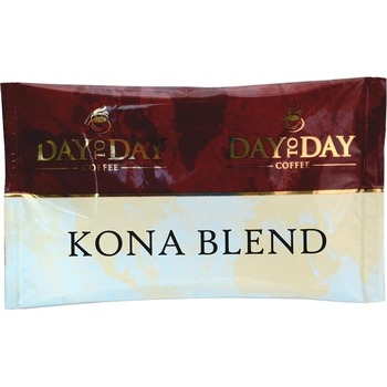 Day to Day Coffee 100% Pure Coffee, Kona Blend, 1.5 oz Pack, 42 Packs/Carton