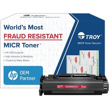 TROY 0281676001 287X High-Yield MICR Toner Secure, Alternative for HP CF287X, Black