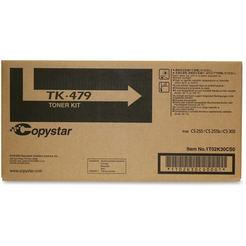Kyocera TK479 Toner, 15000 Page-Yield, Black
