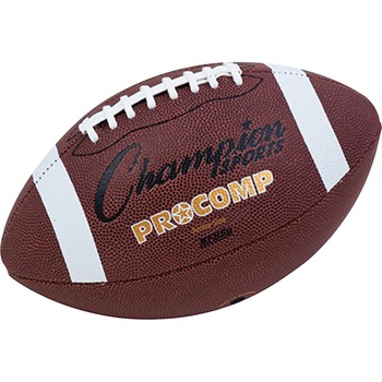 Champion Sports Pro Composite Football, Junior Size, 20.75&quot;, Brown