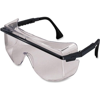 Honeywell Uvex Astro OTG 3001 Safety Glasses, Black Frame, Shade 5.0 Lens