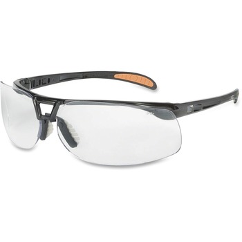 Honeywell Uvex™ Protege Safety Eyewear, Metallic Black Frame, Clear Lens
