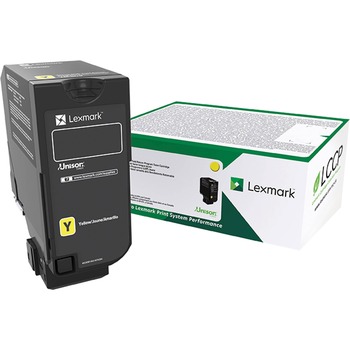 Lexmark CS725, High-Yield, Toner, 12,000 Page-Yield, Yellow