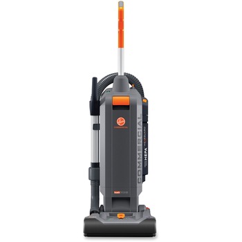 Hoover Commercial HushTone Vacuum Cleaner with Intellibelt, 13&quot;, Orange/Gray