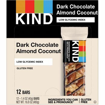 KIND Dark Chocolate Almond &amp; Coconut, 1.4 oz, 12/Box