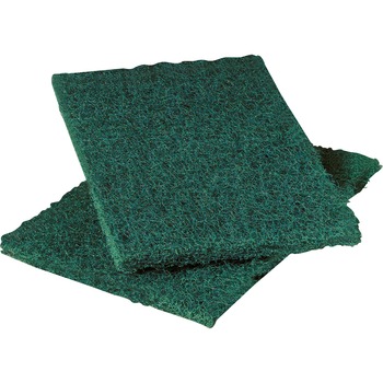 Scotch-Brite Heavy Duty Scouring Pad, 6&quot; x 9&quot;, Green, 12/Pack, 3 Packs/Carton