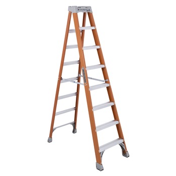 Louisville FS1500 Series Fiberglass Step Ladder, 8ft