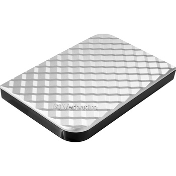 Verbatim Store N Go Portable Hard Drive, USB 3.0, 1 TB, Silver