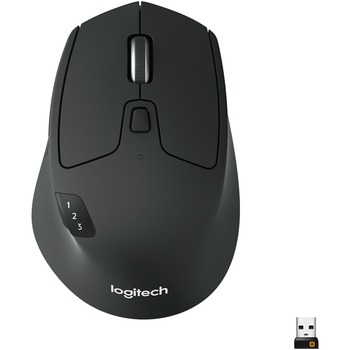 Logitech M720 Triathlon Multi-Device Mouse, Wireless, Black