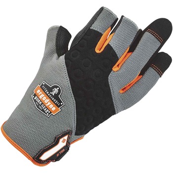 ergodyne ProFlex 720 Heavy-Duty Framing Gloves, Gray, Small, 1 Pair