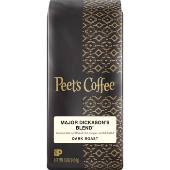 Peet&#39;s Coffee &amp; Tea Bulk Coffee, Major Dickason&#39;s Blend, Ground, 1 lb Bag